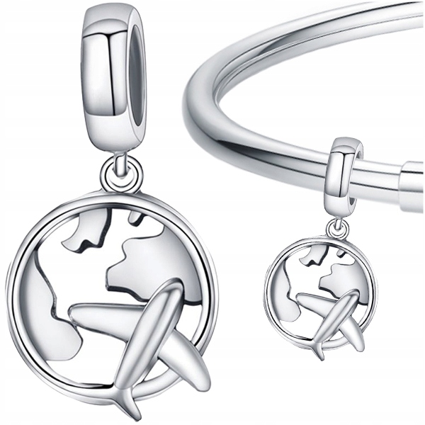 Kúzla Silver 925 Aircraft World Pendant