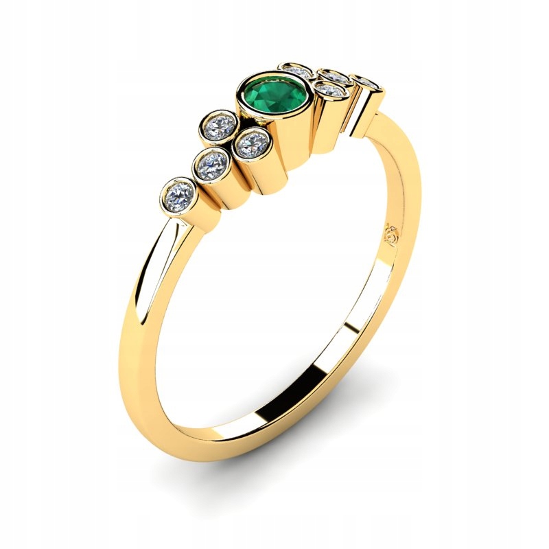 ZÁZRAKOVÝ PRSTEŇ ZÁZRAK S EMERALD ZIRCONIA