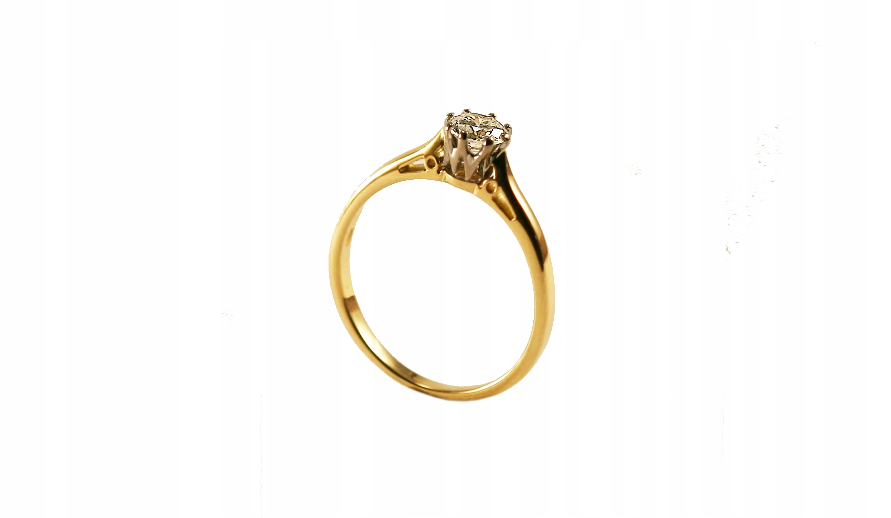 ÚŽASNÝ BRILIANTOVÝ prsteň ŠANCE 0,40 ct!