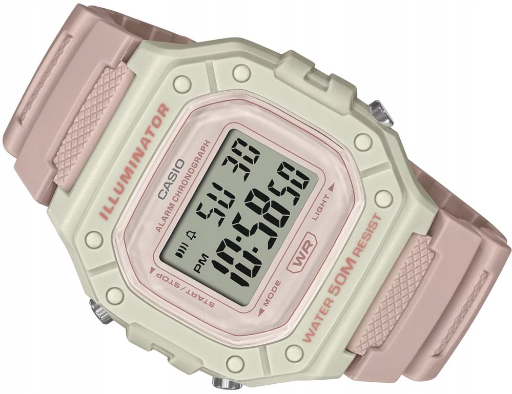 Unisex hodinky - Casio W-218HC-4A2 Sport LED Box GW Digital Watch