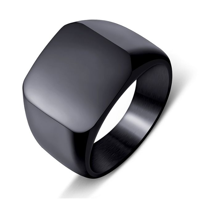 Black Classic Men's Signet
