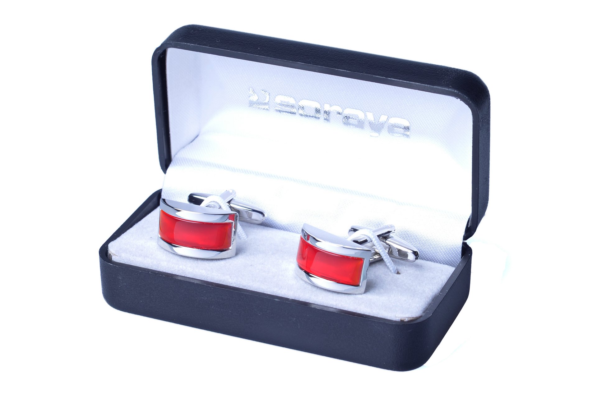 Červená jedinečná cufflinks Soraya