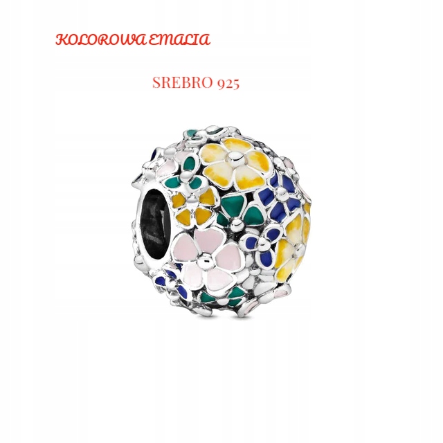 Prívesky smaltované kvety Pandora Apart pr 925