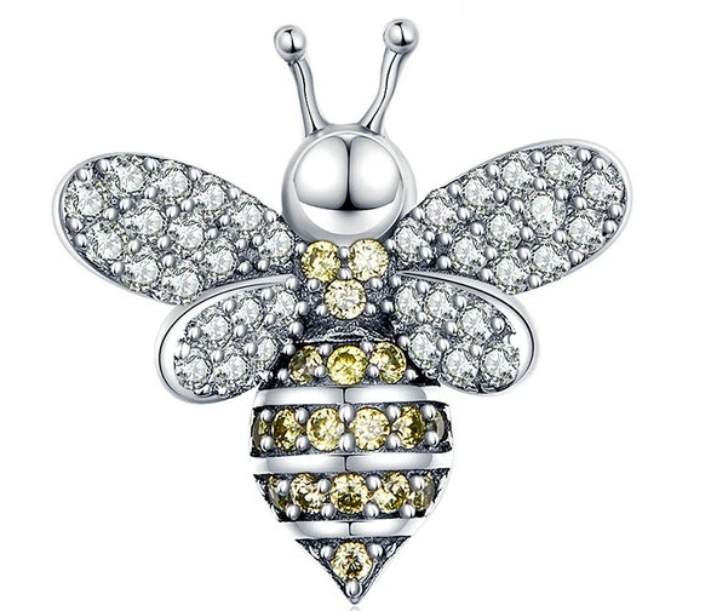Svietiace prívesky Bee pre Pandora Silver S925