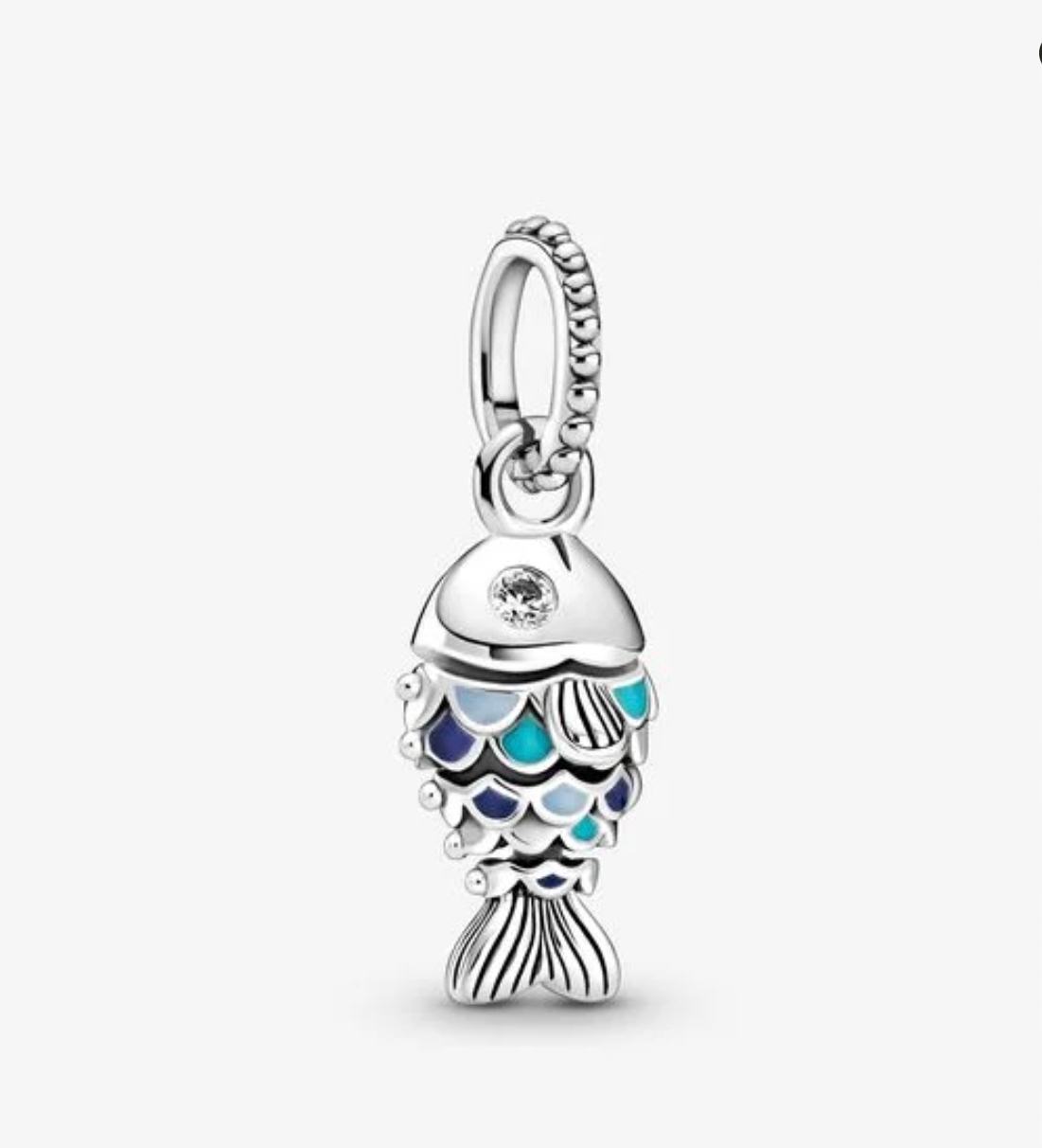 Charms Moments Blue Fish al-a Pandora Apar