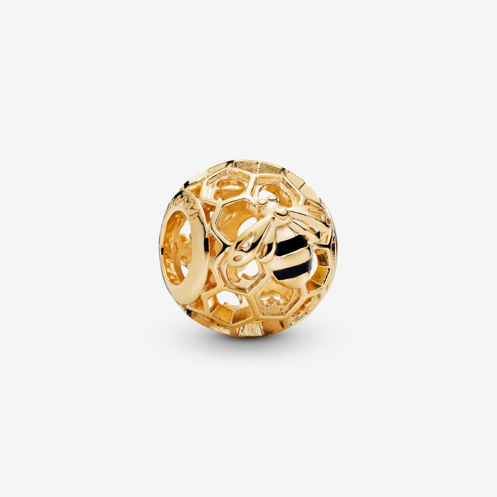Prívesky Pandora Golden Bee 767023EN16