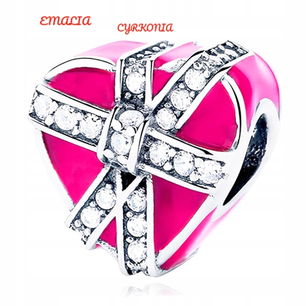 ČOKOLÁDOVÉ SRDCE kúzlo pre Pandora Apart pr 925