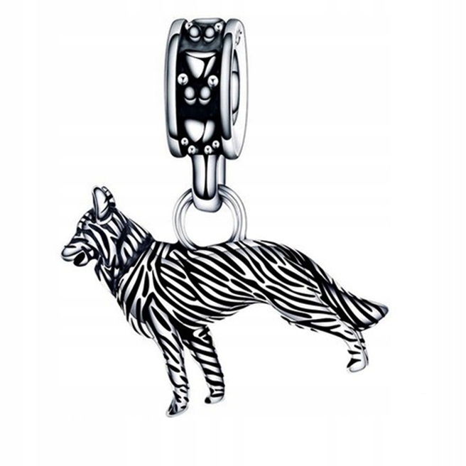 Prívesok Charms Wolf strieborný 925 pre prívesok Pandora