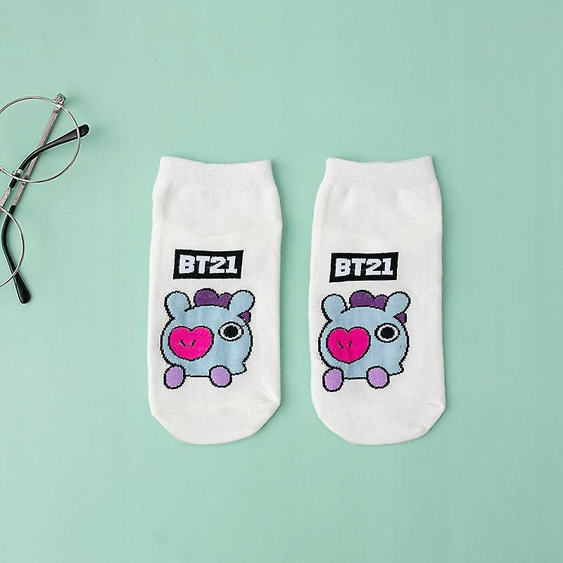 Cooky-aathroidant roztomilý bt21 bts van kpop krátka zásuvka