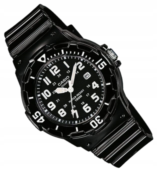 Detské hodinky - Casio LRW-200H čierne analógové detské hodinky