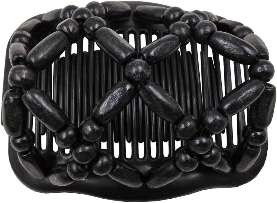 Black Wax Clip, dvojité hrebeň, motýľ a