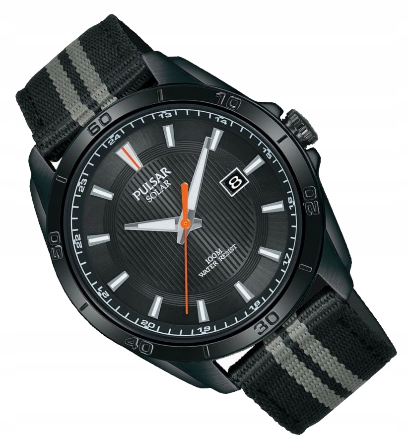 Pánské hodinky - Black Men's Watch on Pulsar PX3179X1 pás