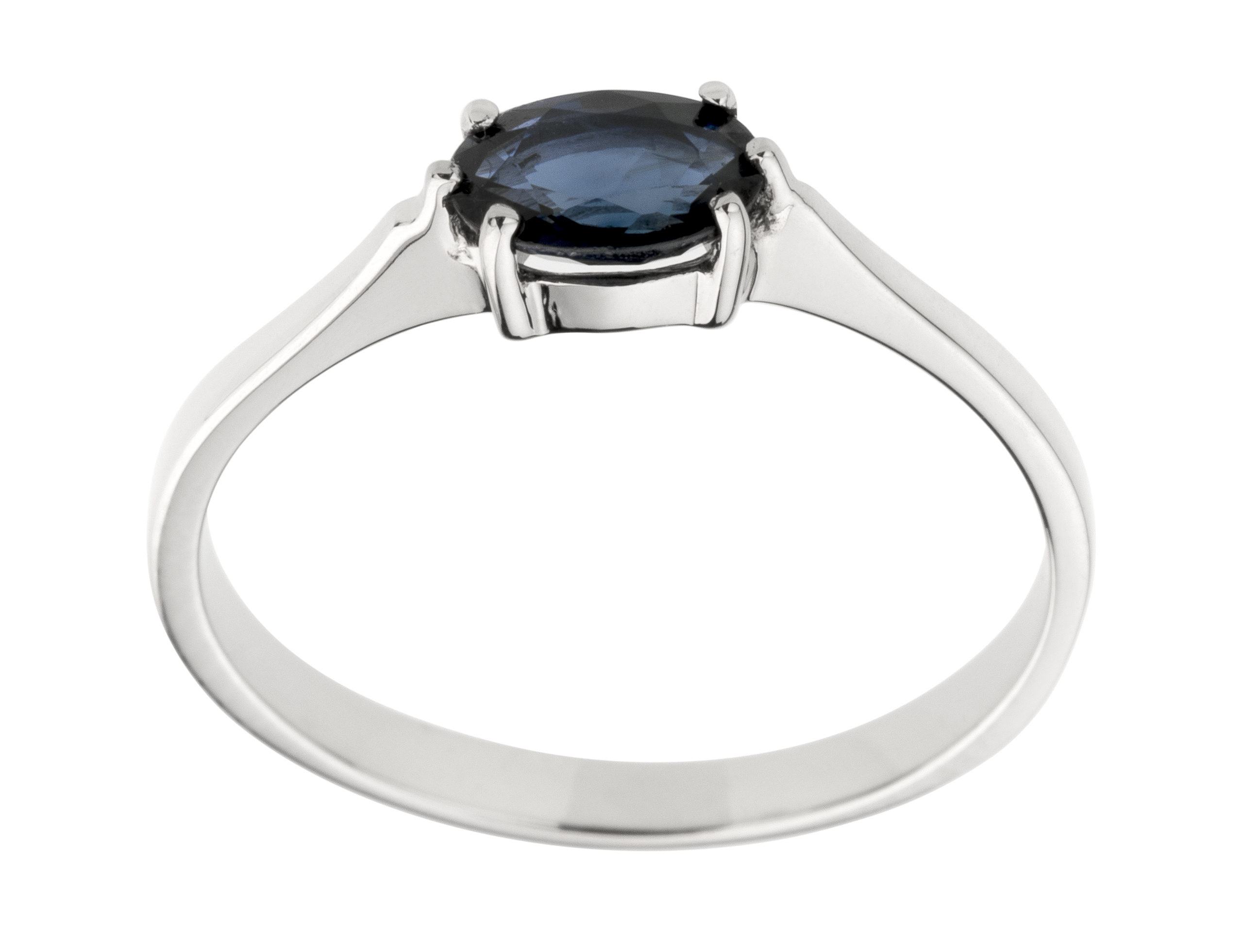 DIAMANTOVÝ ZLATÝ PRSTEN so SAPPHIRE 0,60ct