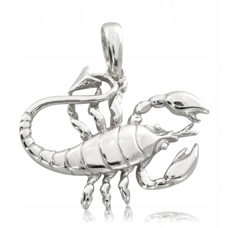 Veľký prívesok Zodiak Sign Skoorpion Silver 925