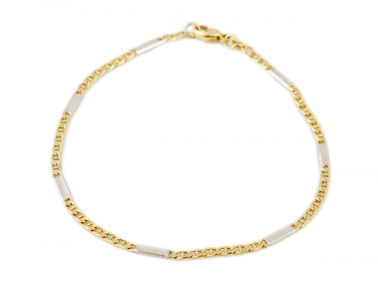 Dva -Color Gold Náramok - 2,600 g