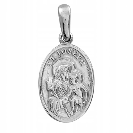 Dvojitá medaila St. Józef Silver 925 Joseph