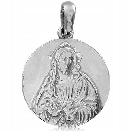 Dvojité kolo medaily Scapular Strieda 925
