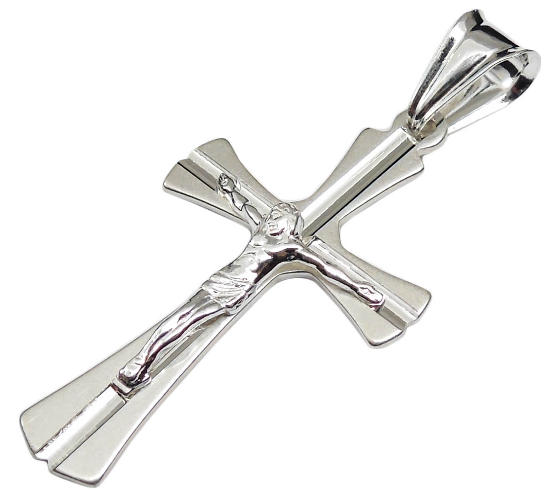 Krížový kríž striebra na diamant