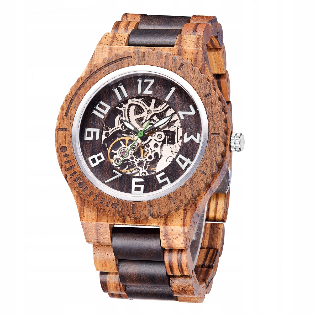 Pánské hodinky - Drevené hodinky Giacomo Design Gd38 Automatic