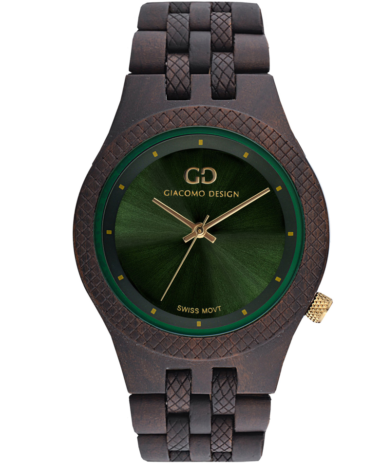 Pánské hodinky - Drevené pánske hodinky Giacomo Design GD08902