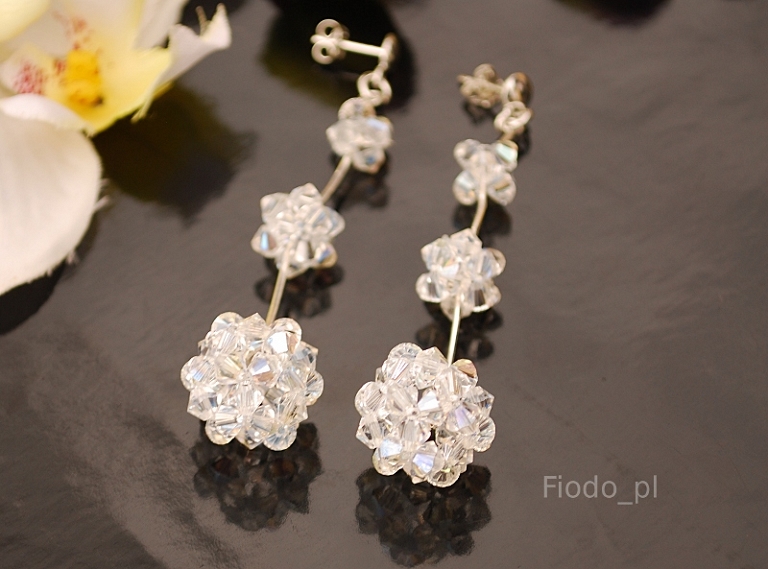 EFEKTÍVNE GULIČKY NÁUŠNICE SWAROVSKI PLÁNUJÚ NA SVADBU