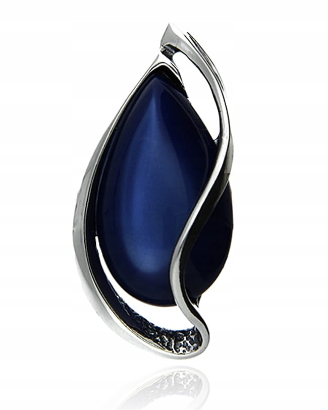 Veľkolepý strieborný prívesok 925 Cobalt W438