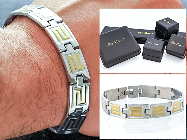 Exkluzívny zlatý náramok 14k! Kvalita!