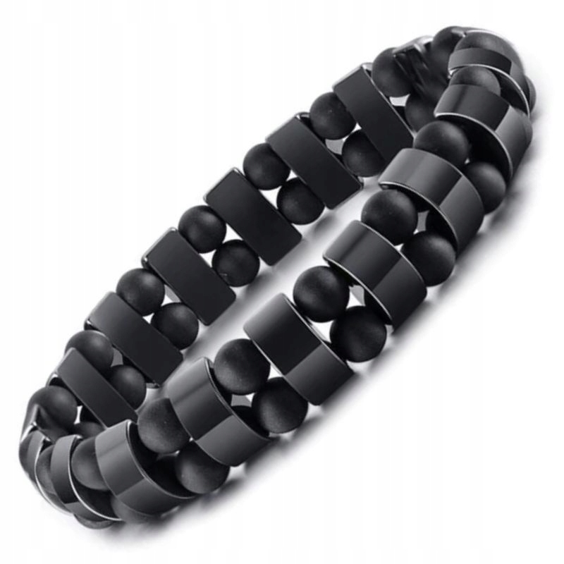 Elegantný magnetický náramok hematit