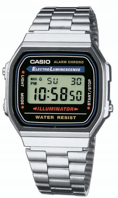 Pánské hodinky - Casio Retro A168A-1YES Elektronické hodinky