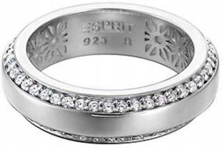 Prsteň ESPRIT. 16 STRIEBORNÝ 925 zirkón