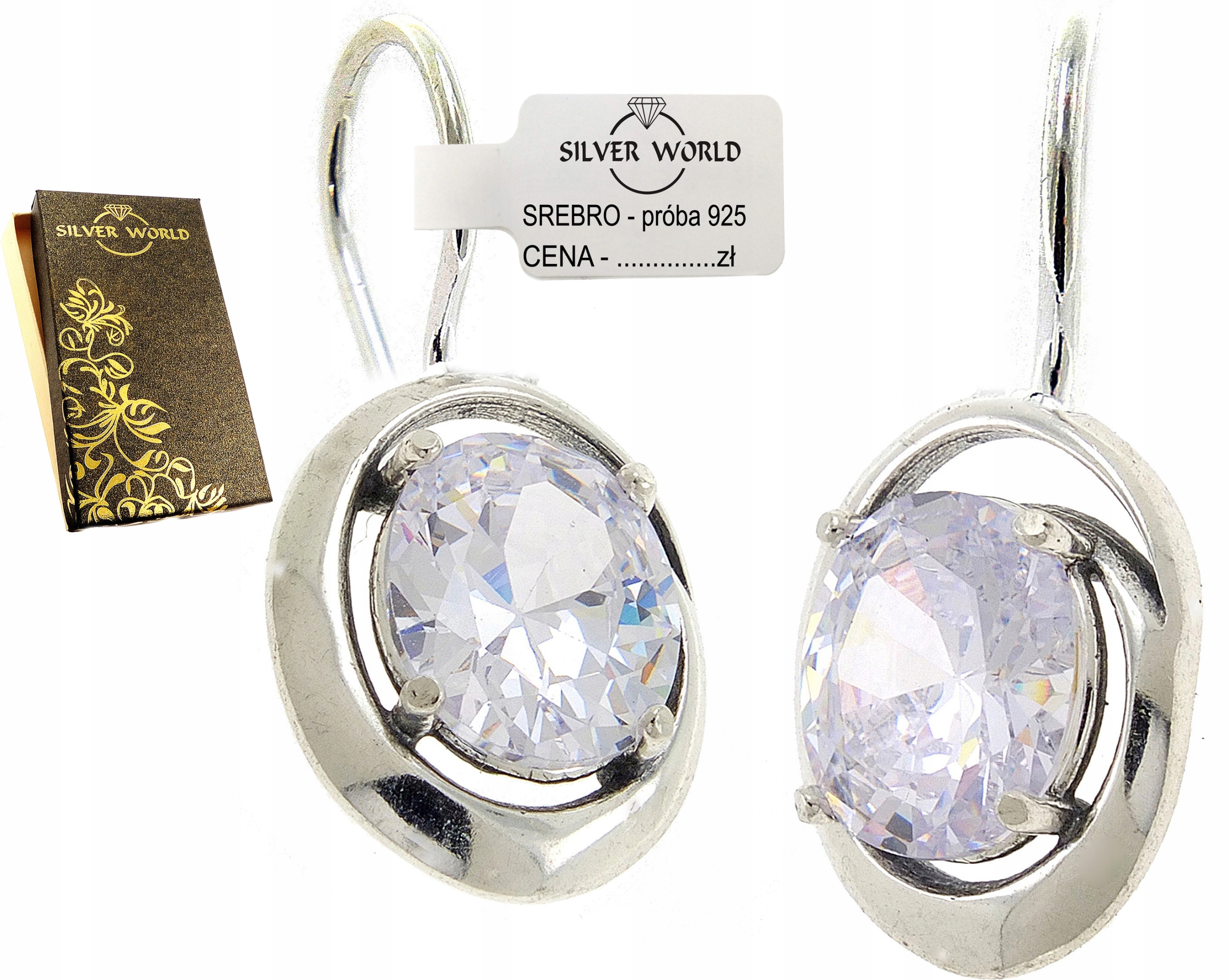 Elegantné STRIEBORNÉ NÁUŠNICE. kamienky SWAROVSKI