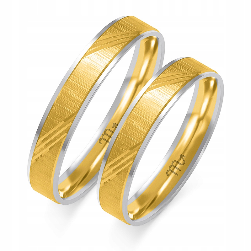 Elegantné zlaté prstene O-59 zdobené 4mm 585