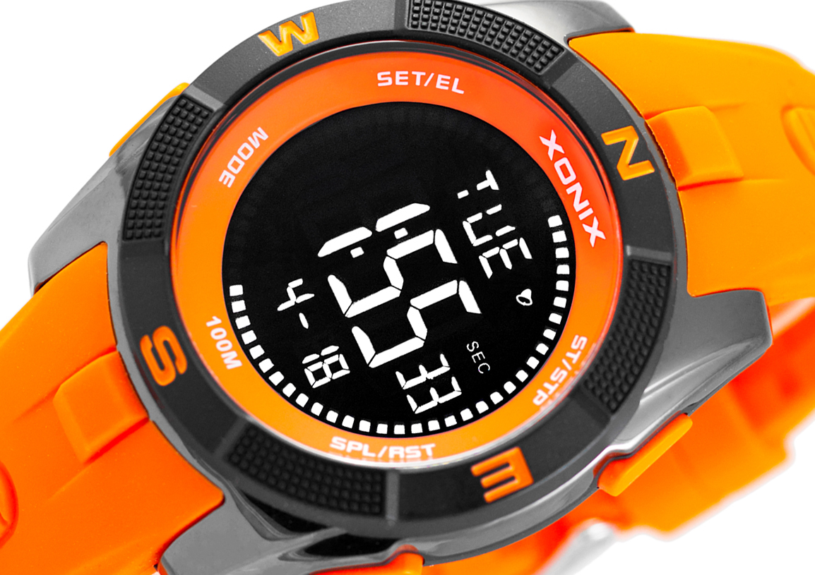 Pánské hodinky - Elektronické pánske hodinky Xonix WR100M VEĽKÉ LCD