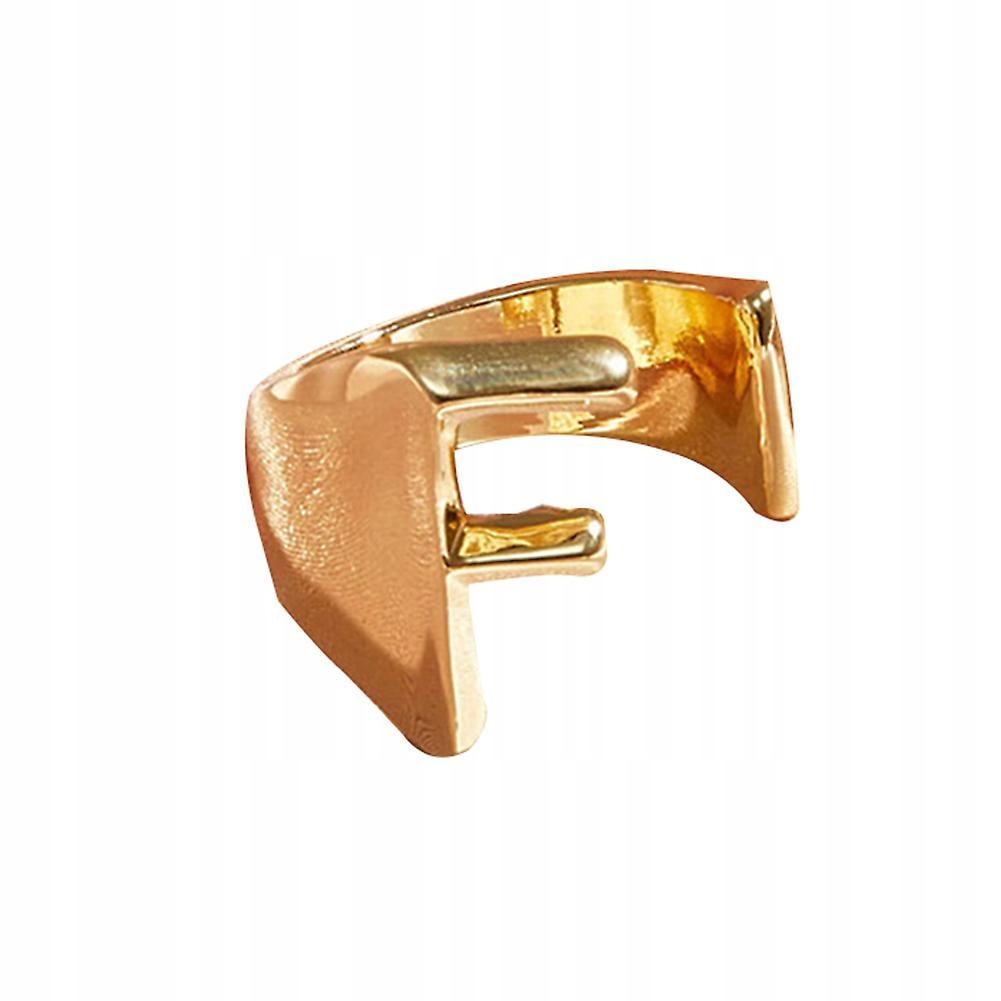 F-Moda Women 26 Listy abeced Ring Otwi