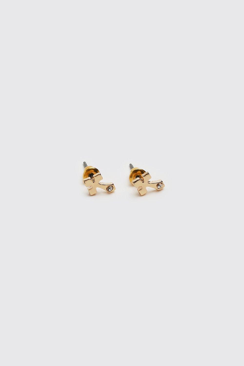 F3E127*náušnice Boohoo prechádzajú bc1