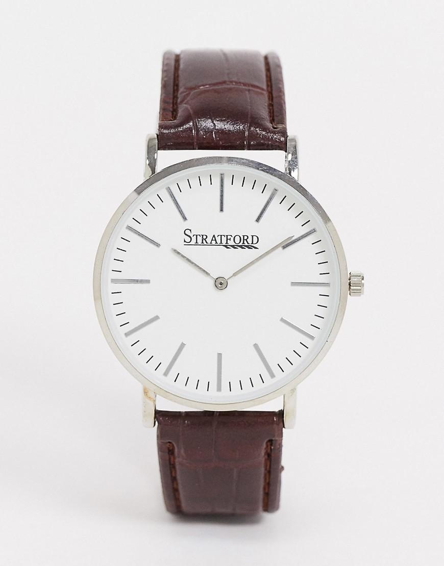 Pánské hodinky - F9F443 Straford Watch Brown OS AA2