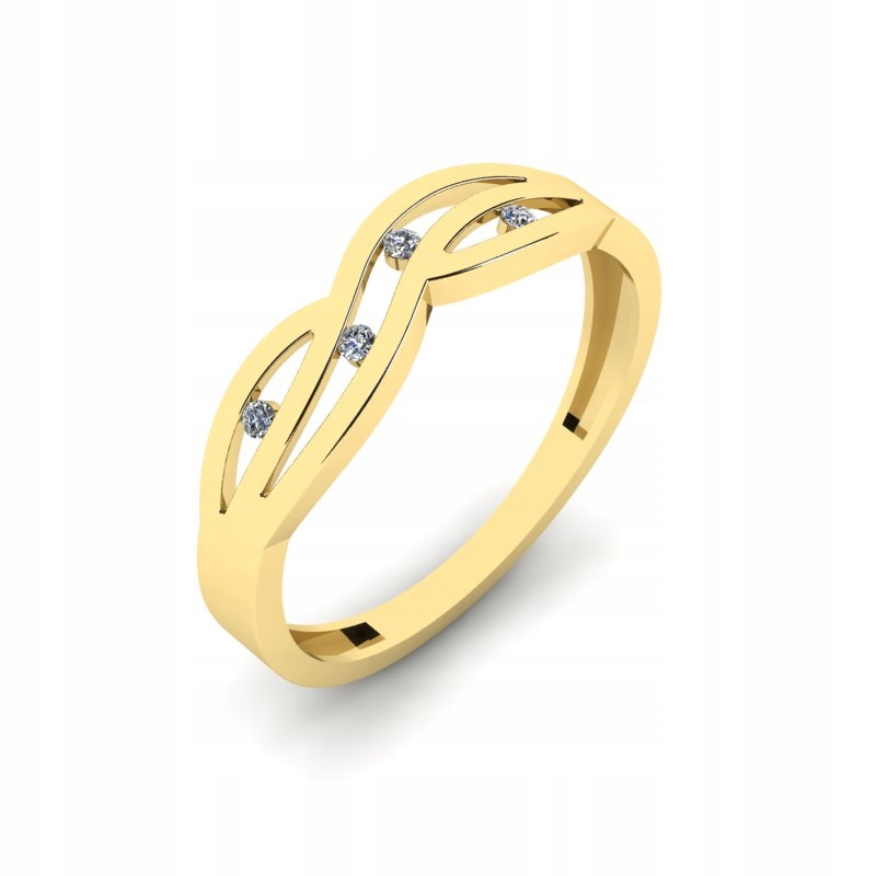FANTASY GOLD RING S 14KR ZIRKÓNIOU