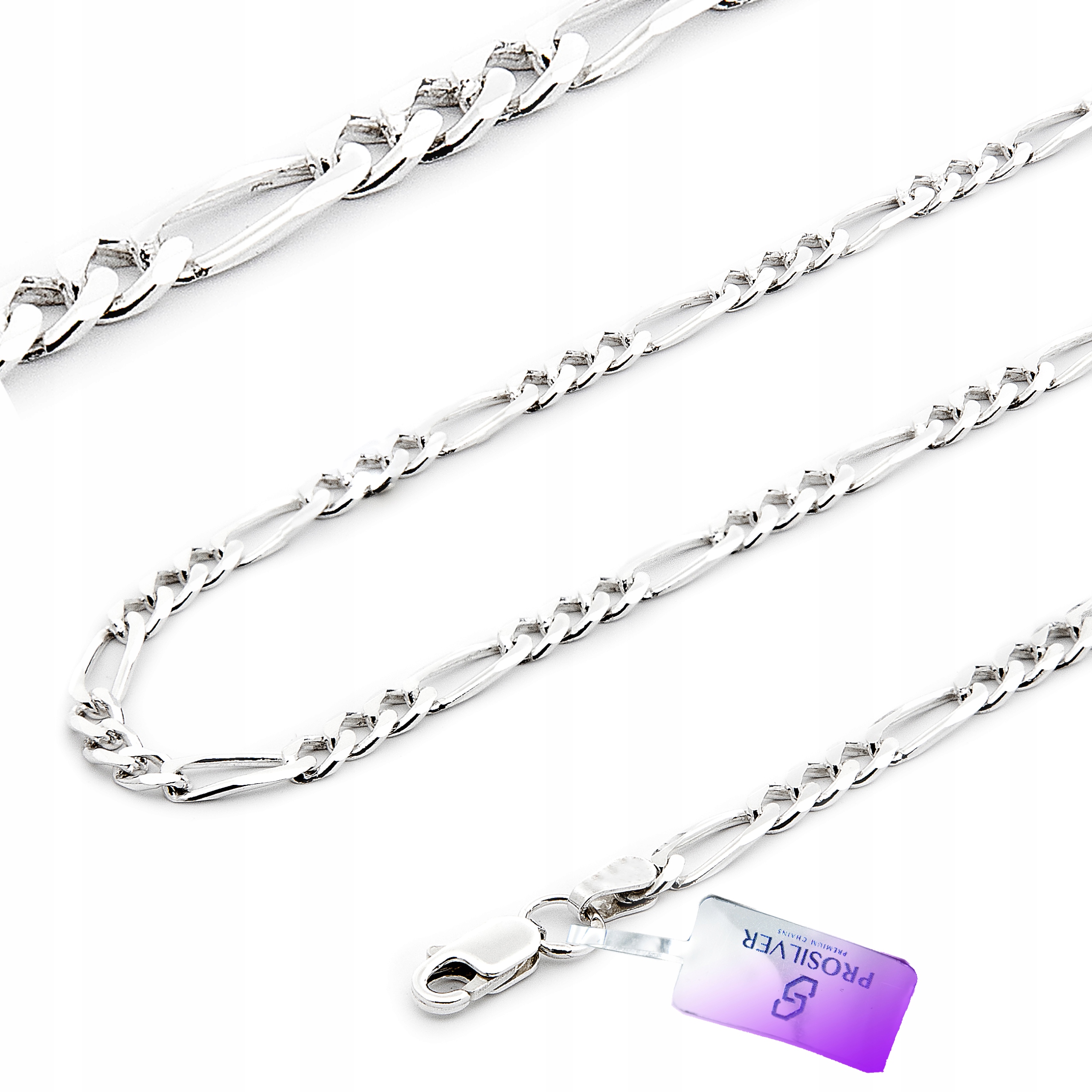 FIGARO retiazka strieborná 925 3,9mm 11,6gr 60cm