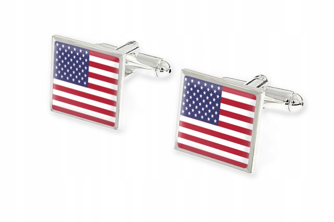 Americká vlajka - AR1288 Rukávy Cufflinks