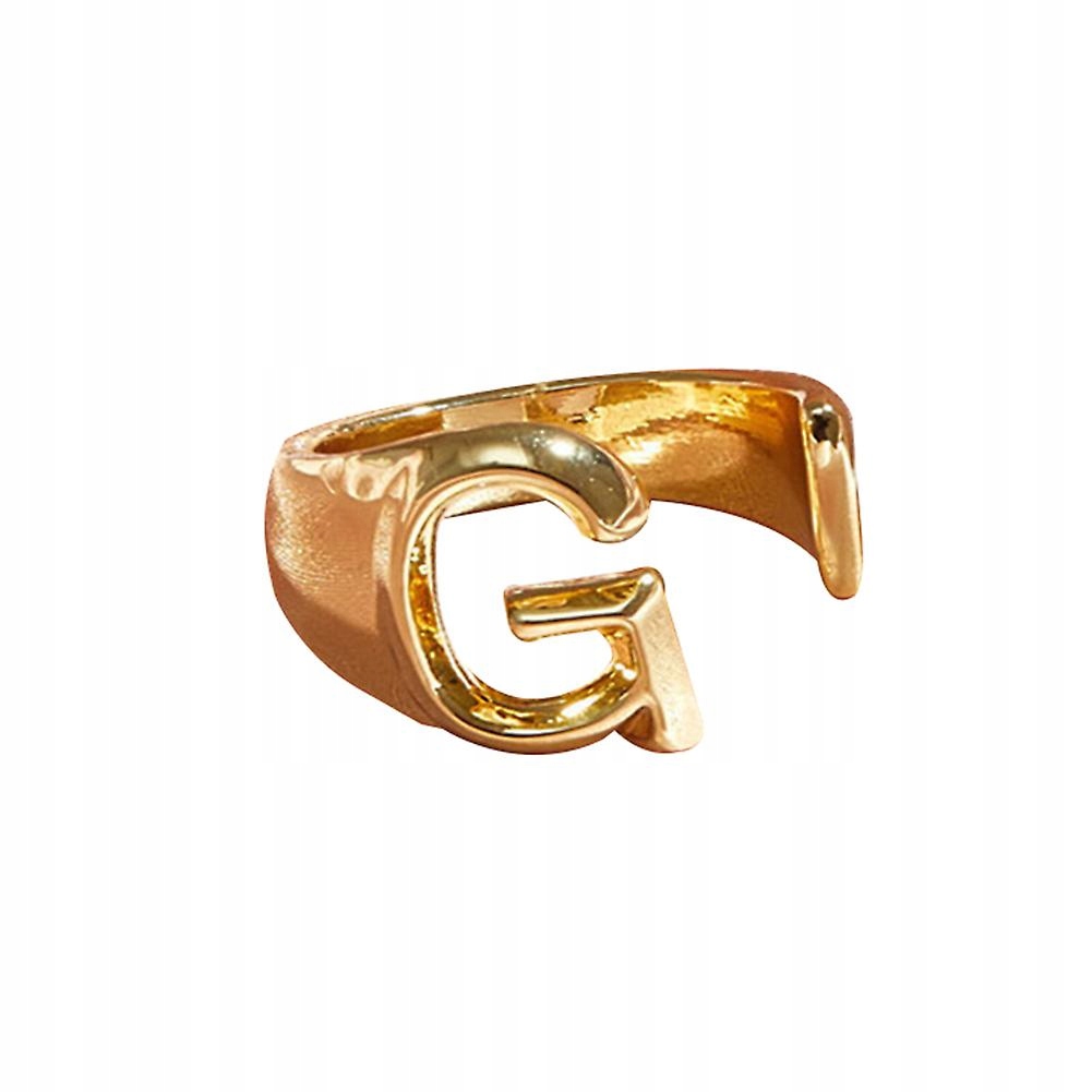 G-Moda Women 26 Listy abeced Ring Otwi