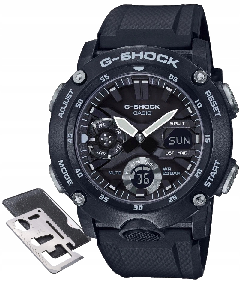 Pánské hodinky - G-SHOCK GA-2000S-1AER + KARTA PREŽITIA ZDARMA