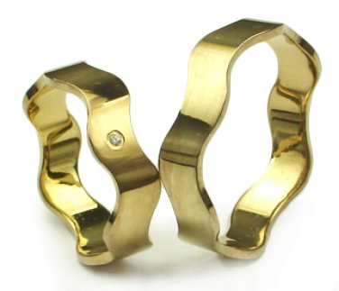 GOLDRUN ZLATÉ SVADOBNÉ PRSTENE H006 5MM PÁR