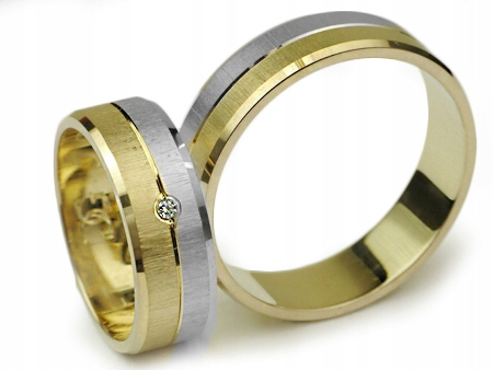 GOLDRUN ZLATÉ SVADOBNÉ PRSTENE I-002 6MM PÁR