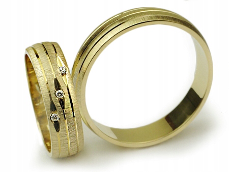 GOLDRUN ZLATÉ SVADOBNÉ PRSTENE I-004 5MM PÁR