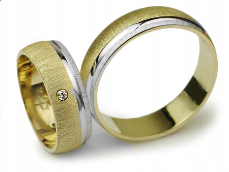 GOLDRUN ZLATÉ SVADOBNÉ PRSTENE I-007 6MM PÁR