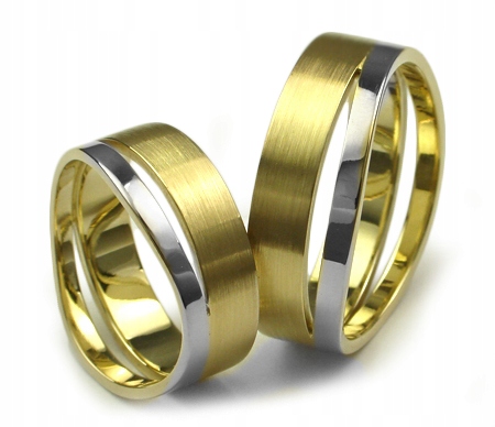 GOLDRUN ZLATÉ SVADOBNÉ PRSTENE I-027 7MM PÁR