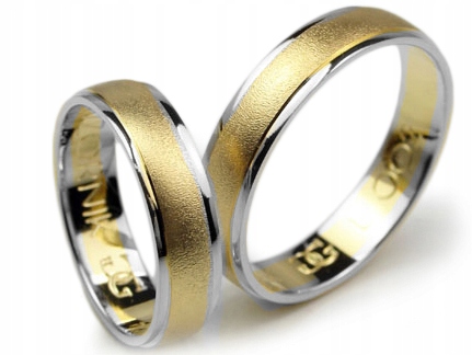 GOLDRUN ZLATÉ SVADOBNÉ PRSTENE L002 5MM PÁR