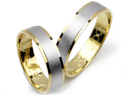 GOLDRUN ZLATÉ SVADOBNÉ PRSTENE L009 5MM PÁR