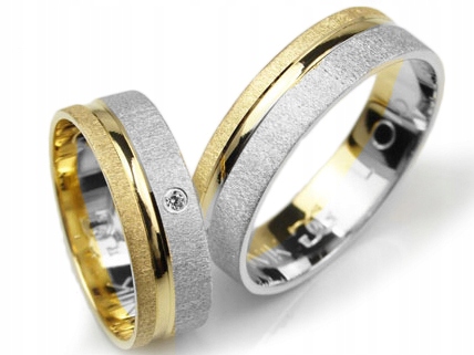 GOLDRUN ZLATÉ SVADOBNÉ PRSTENE L015 6MM PÁR