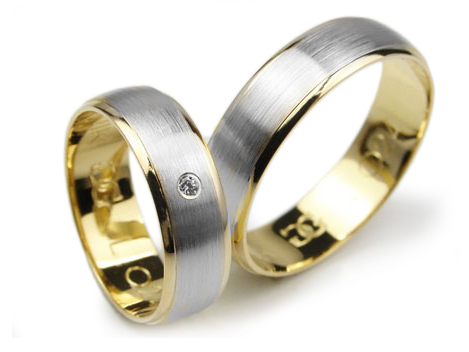 GOLDRUN ZLATÉ SVADOBNÉ PRSTENE L024 6MM PÁR